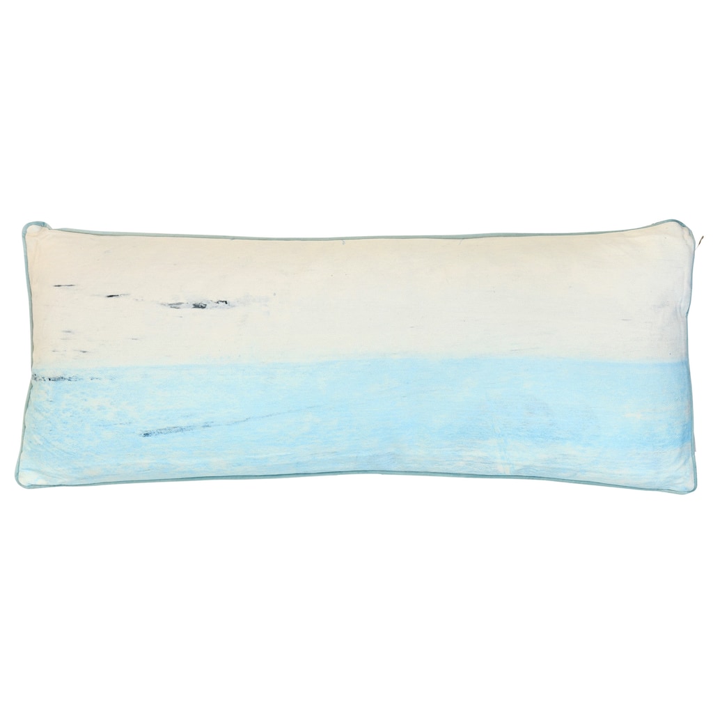 StyleCraft Tidewashed Crush Lumbar Pillow - Coastal Blue - 36" x 14"