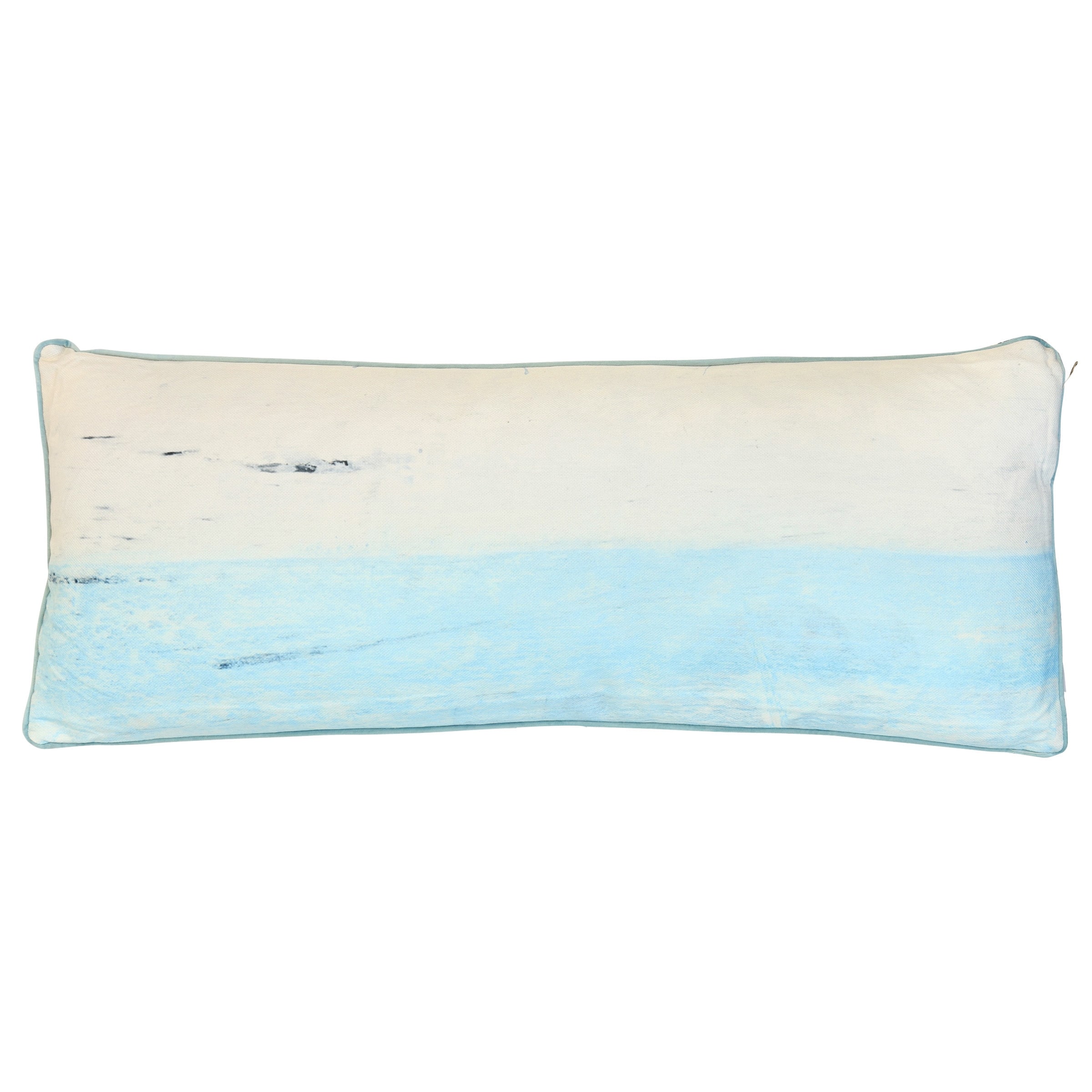 StyleCraft Tidewashed Crush Lumbar Pillow - Coastal Blue - 36" x 14"