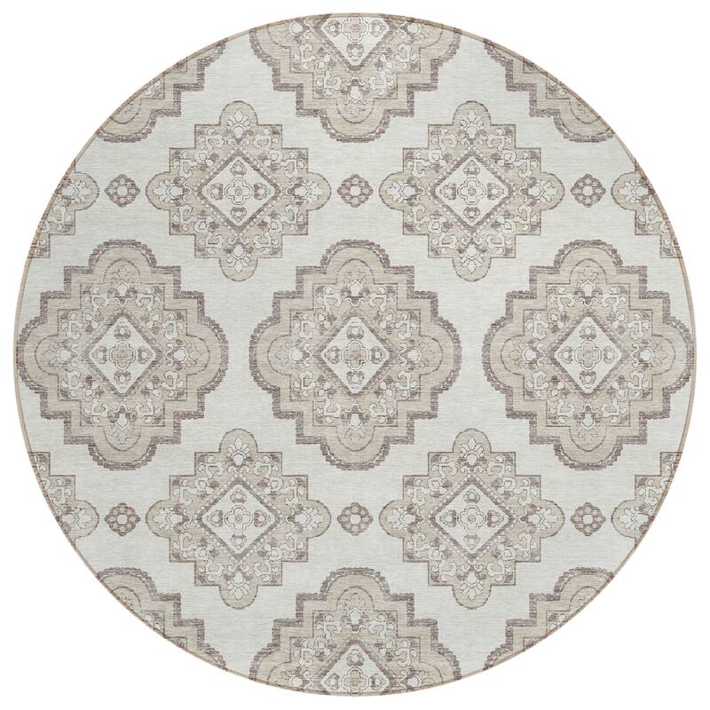 Machine Washable Indoor/ Outdoor Chantille Moroccan Boho Rug