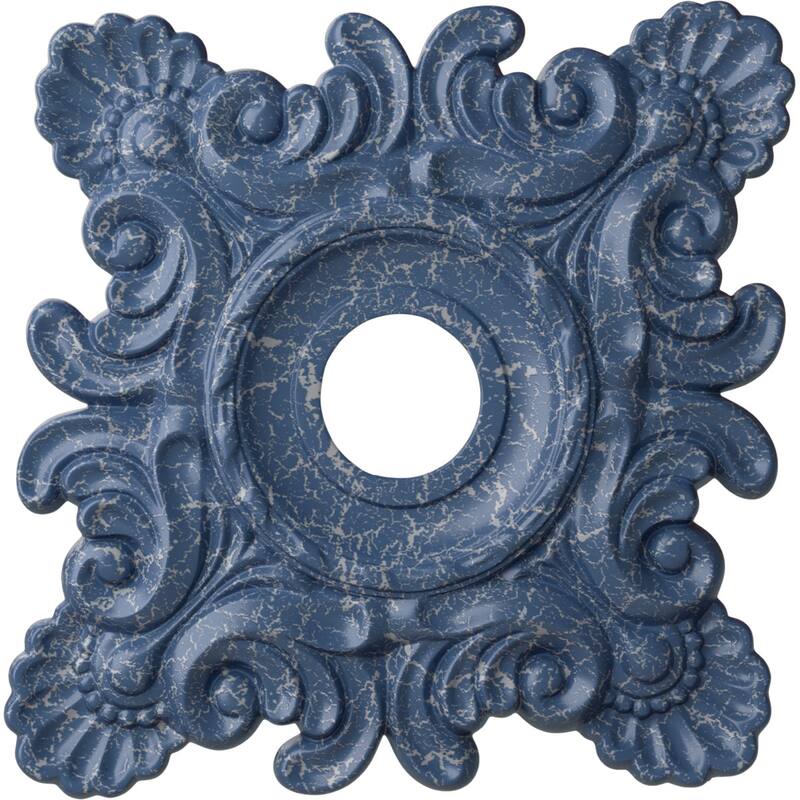 18"W x 18"H x 3 1/4"ID x 1 1/2"P Crawley Ceiling Medallion