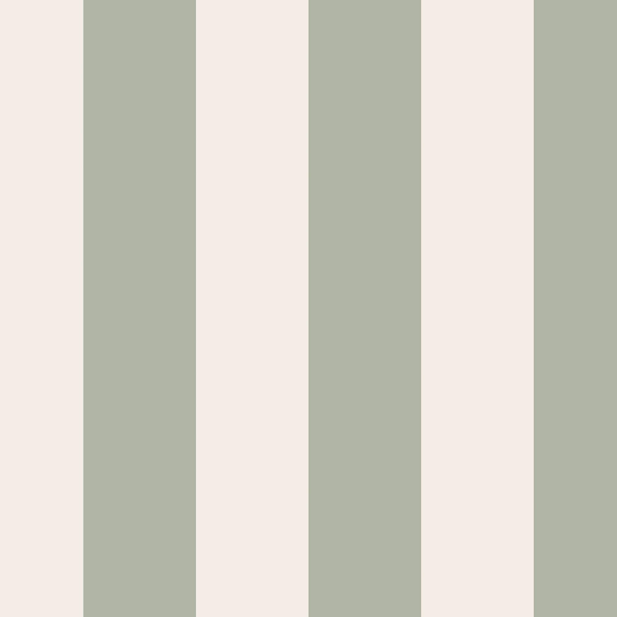 Cath Kidston Canopy Stripe Sage Wallpaper - N/A