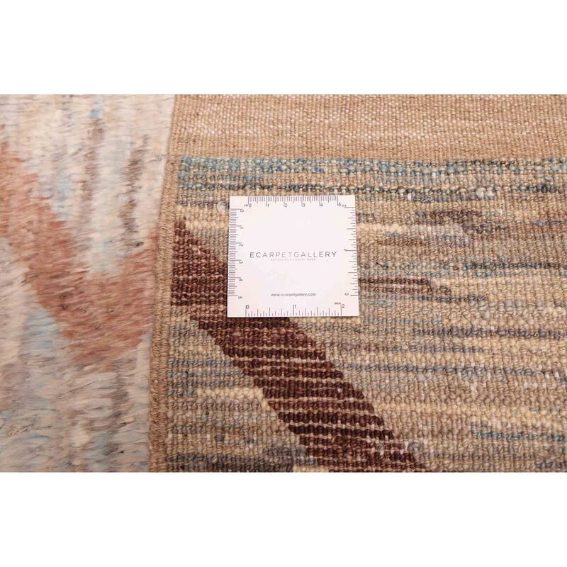 ECARPETGALLERY Hand-knotted Pak Finest Marrakesh Light Grey Wool Rug - 9'2 x 12'2