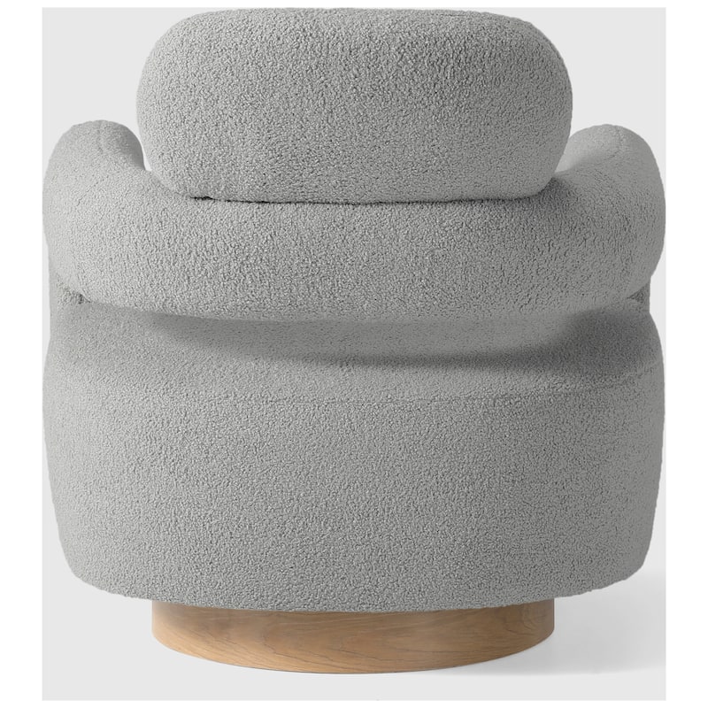 Bayville 29" Wide Sherpa Swivel Chair (Set of 2)