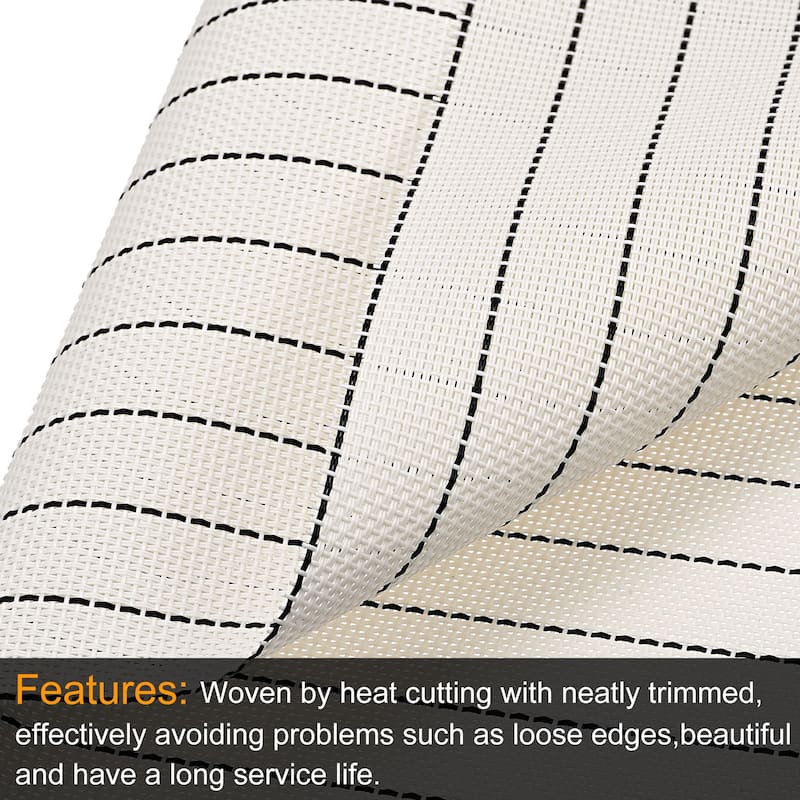 Place Mats, Table Mats PVC Washable Woven Placemat