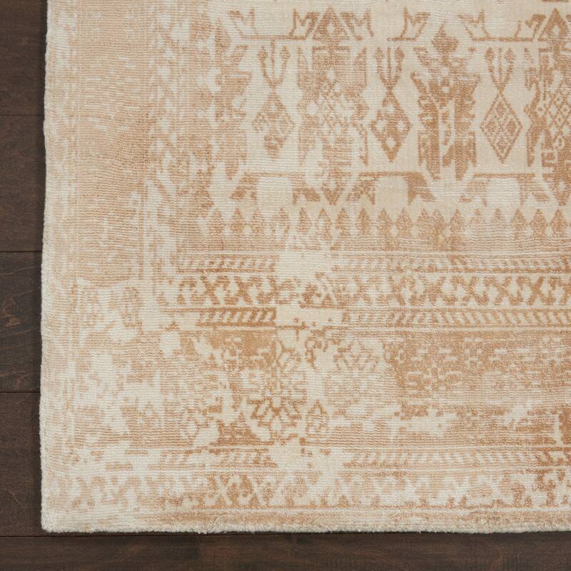 Desert Skies Botanical Persian Vintage Area Rug