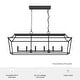 preview thumbnail 19 of 18, Hunter Laurel Ridge 6-Light Linear Chandelier - Kitchen Island, Dining Room - Modern Farmhouse, Candle, Industrial, Transitional