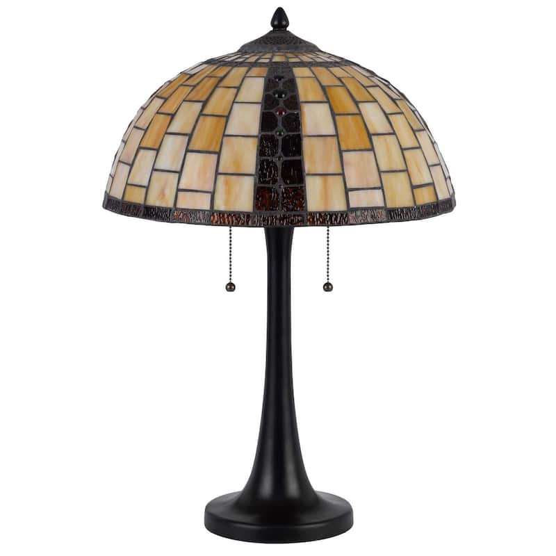 Whitton 24" Height Black Resin Table Lamp - One Size