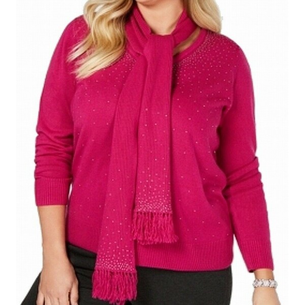 hot pink womens sweater