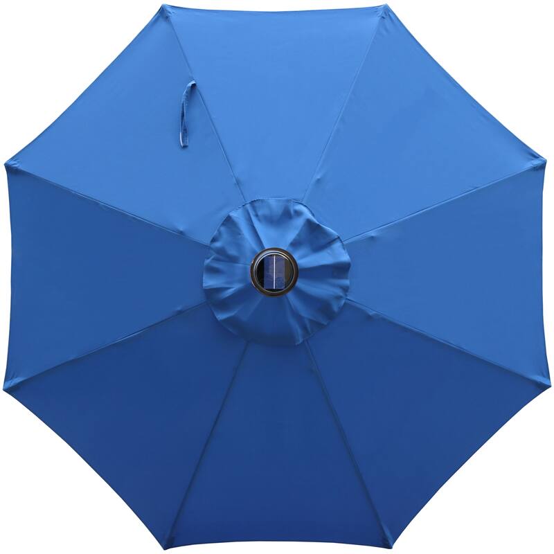 Maypex 9-foot Solar Led Lighted Patio Umbrella