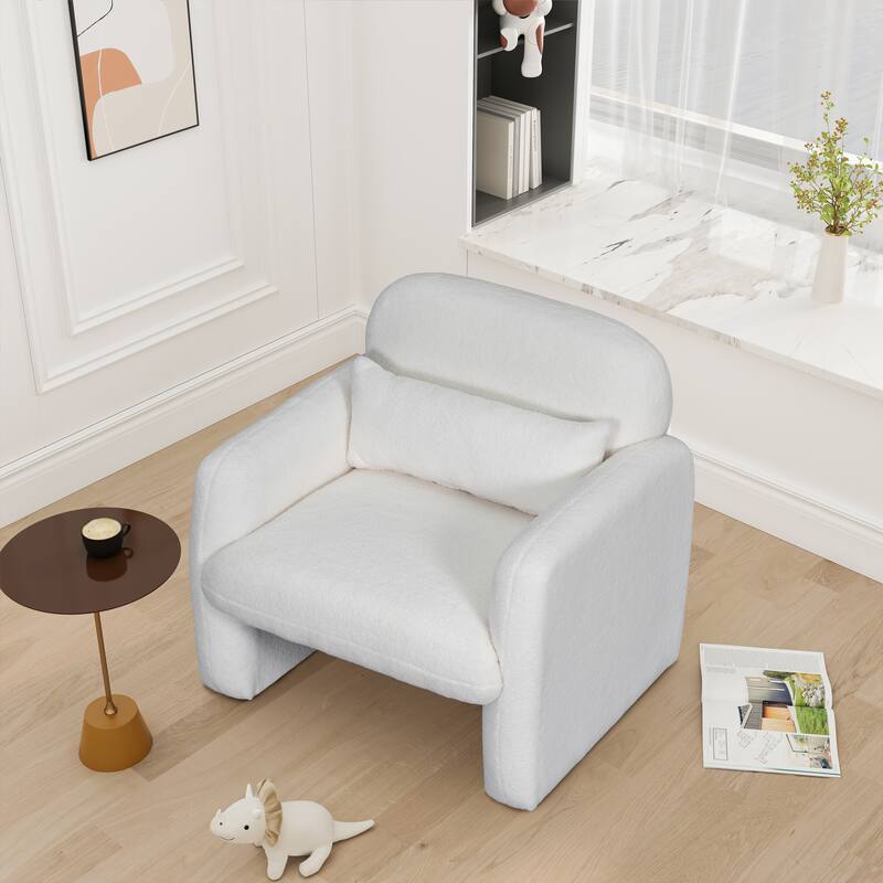 Armchair, Accent Chair for Living Room, Bedroom, Study - Beige