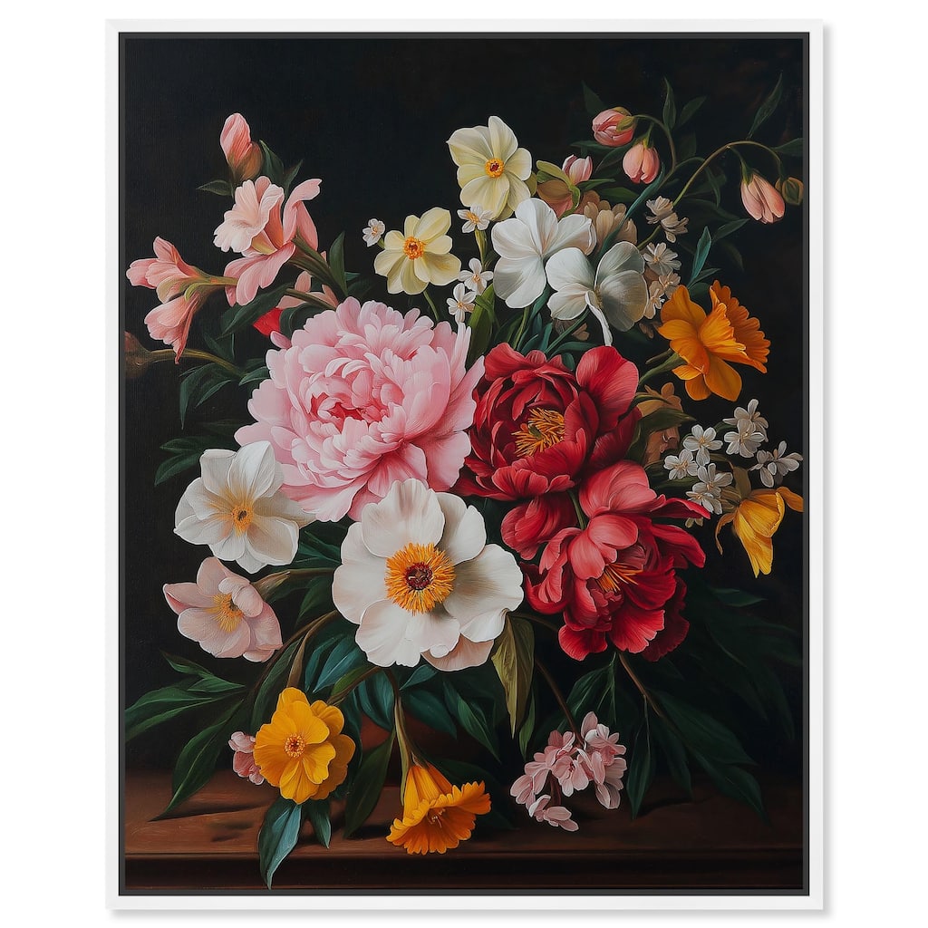 Violet Vignette II Canvas by Art Remedy