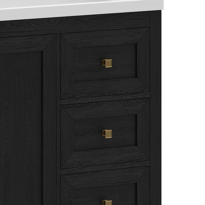 Moasis 36"/42" Bathroom Vanity with Sink Set and 2 Soft-Closing Doors & 3 Drawers