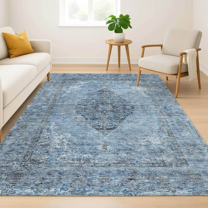 Premium Washable Super Soft Vintage Traditional Mayfield Rug