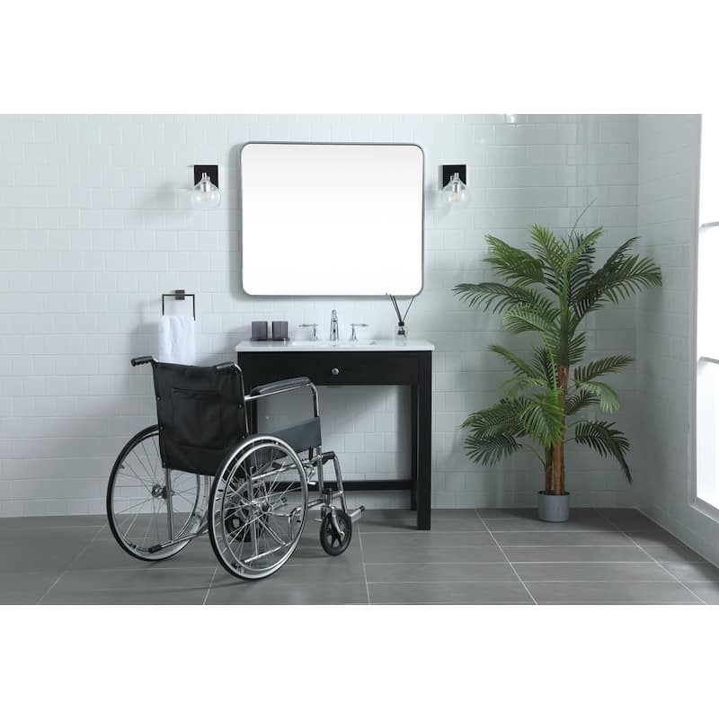 Elegant Lighting VF14836 Hudson 36" Free Standing Single Basin Vanity