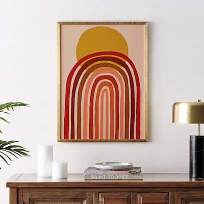 SAFAVIEH Pepa Here Comes The Sun 18 x 24-inch Framed Wall Art