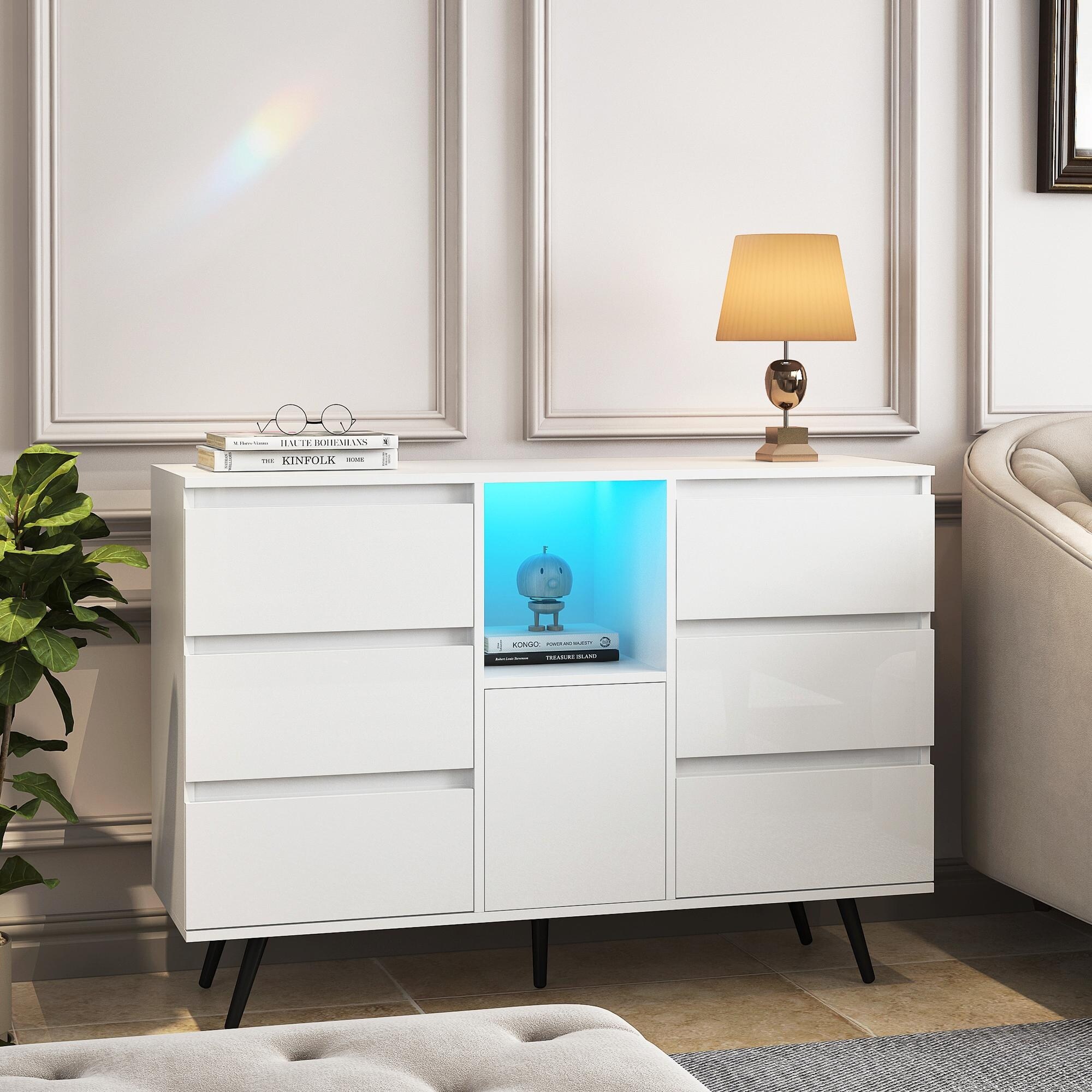 Small high sales gloss sideboard