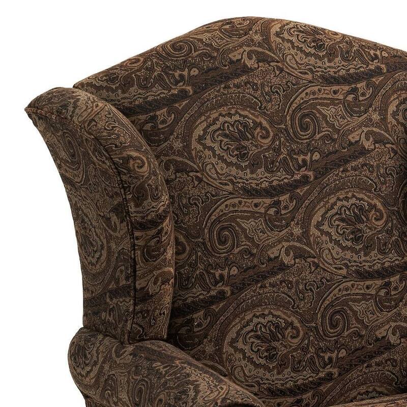 2 Set Traditional Wingback Accent Chairs Upholstered Armchair