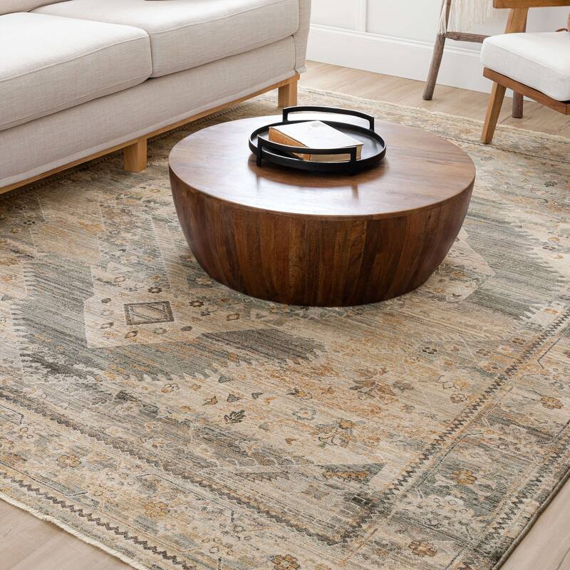 Karastan Gamin Distressed Medallion Area Rug