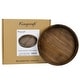 preview thumbnail 27 of 68, KINWELL Round Black Walnut Wood Serving Tray Ottoman Tray with Handles