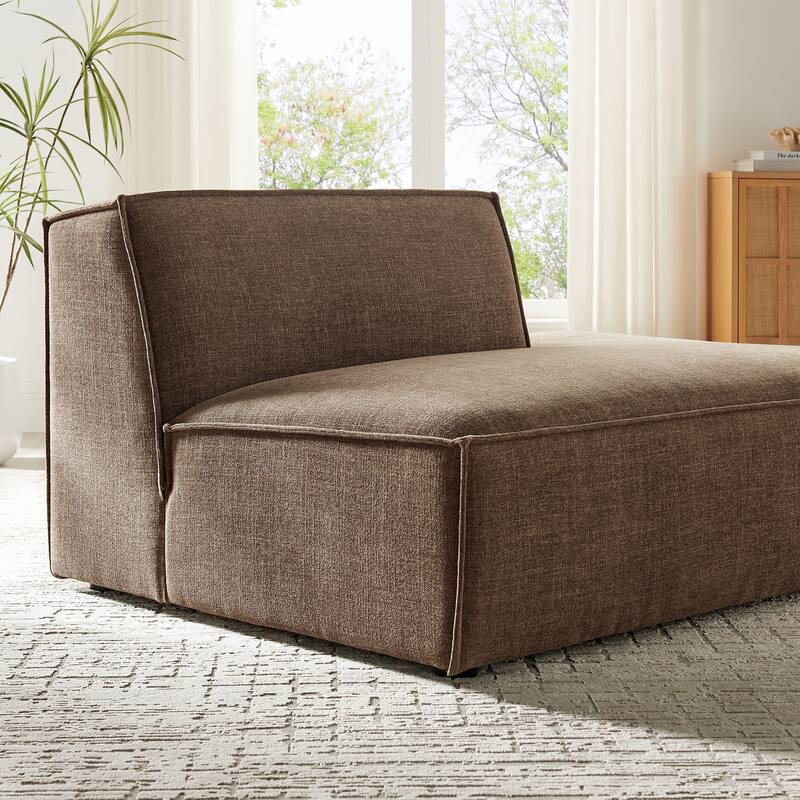 Restore Performance Fabric Upholstered Right-Facing Armless Modular Chaise