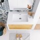 preview thumbnail 5 of 35, Bathroom Vanity in F.Oak with Integrated Solid Surface Top
