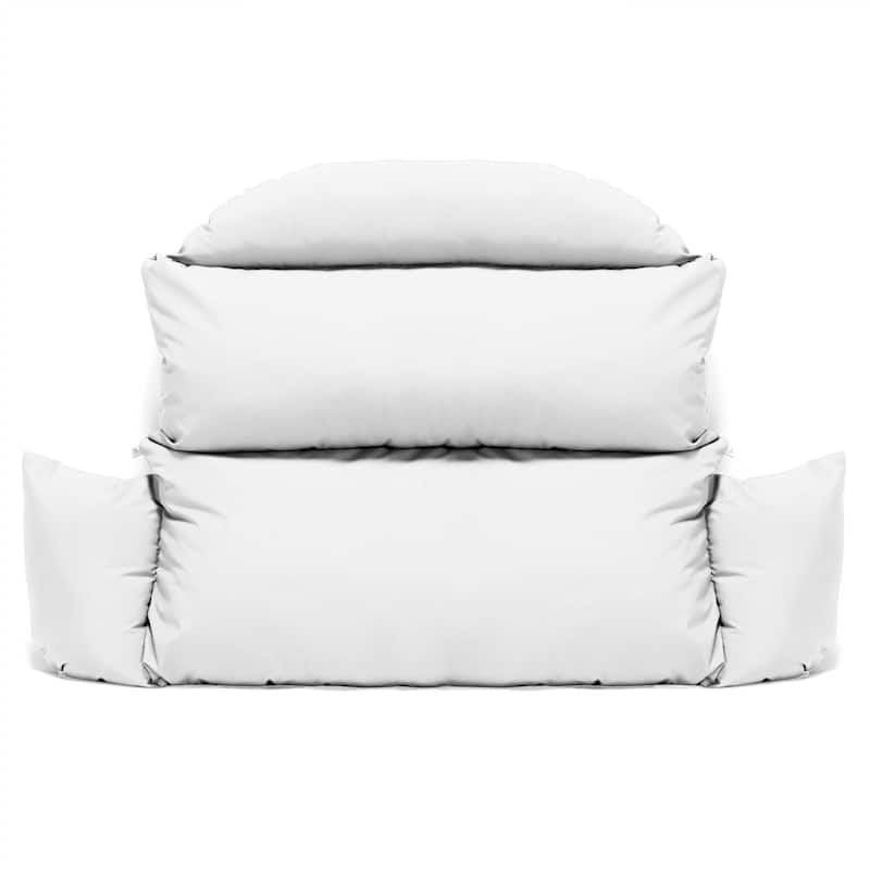 2-Person Hanging Egg Chair Cushion - Durable, Soft Outdoor Swing Seat Replacement - All Colors