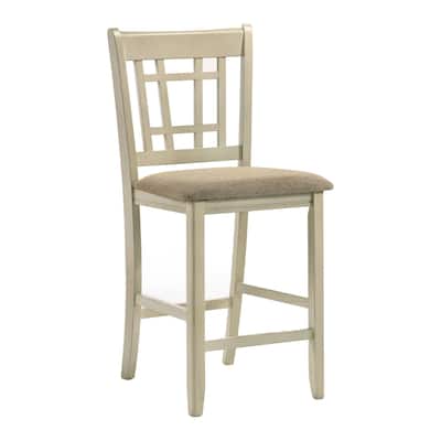Mission Casuals Counter Stool, 24" Lattice Back (Set of 2)