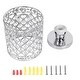 preview thumbnail 5 of 8, Modern Crystal Semi-flush Mount Ceiling Light Fixture Mini Chandelier - 7.9x5.9"(HxDia)