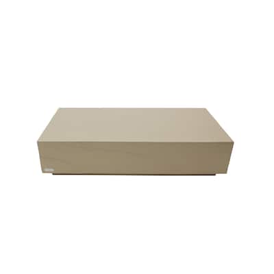 Elementi Home Colorado 60" Rectangular Concrete Coffee Table - 60 X 30 X 14