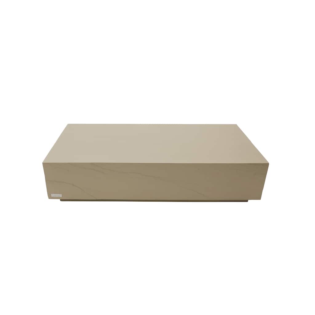 Elementi Home Colorado 60" Rectangular Concrete Coffee Table - 60 X 30 X 14