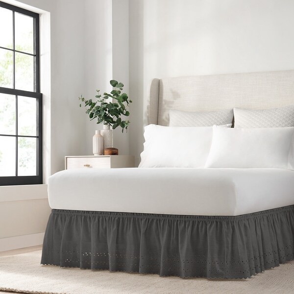 Eyelet Ruffled Bed Skirt 