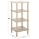 preview thumbnail 27 of 38, SAFAVIEH Home Dilyn 4 Tier Shelving Unit - 16" W x 16" D x 36" H