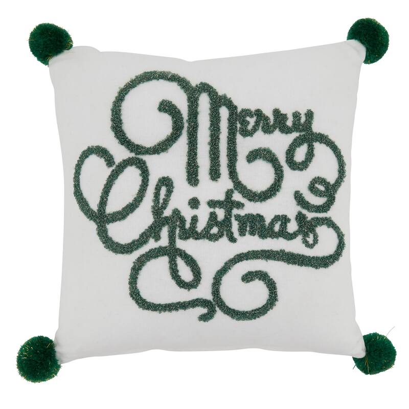 Merry Christmas Design Pillow
