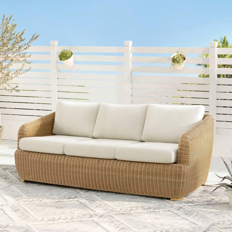 Spruce & Spring Patio Wicker Furniture Set Outdoor Rattan Bistro Set