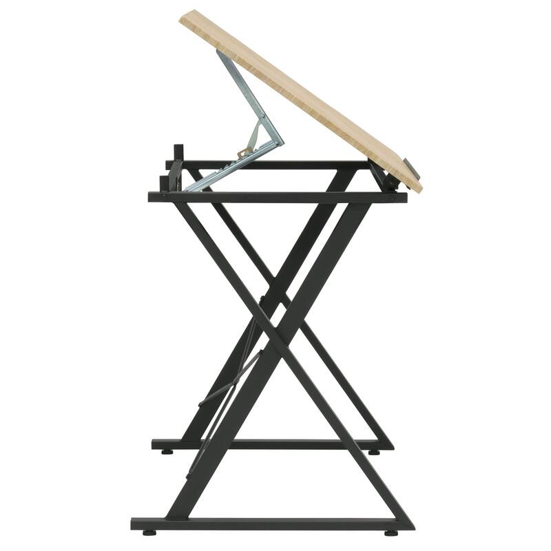 Studio Designs Axiom Drawing Table with Adjustable Wood Top