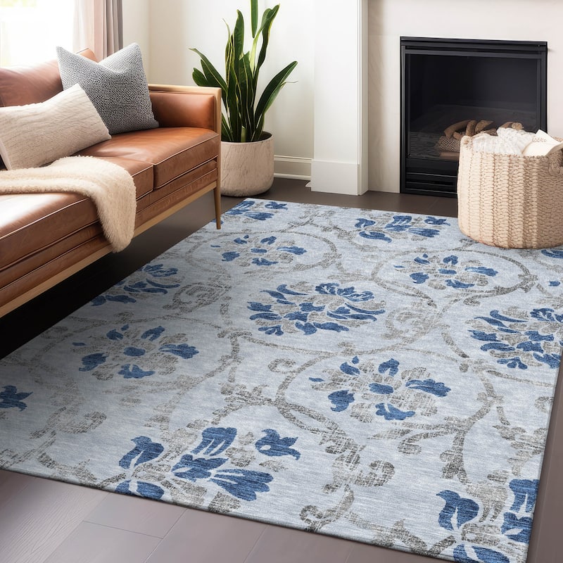 Premium Washable Super Soft Persian Floral Mayfield Rug