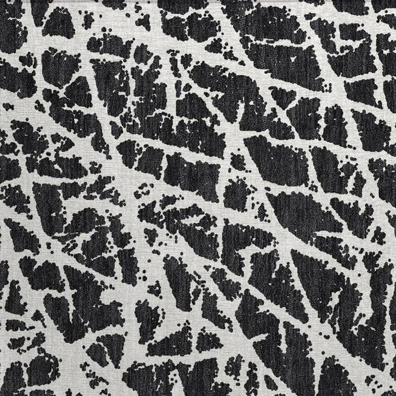 Allomi Unique Abstract Weather Resistant Timeless Fusion Outdoor Rug
