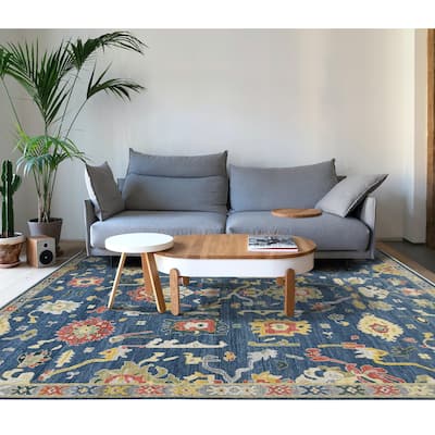 Bristol Liz Classic Floral Hand-Knotted Area Rug