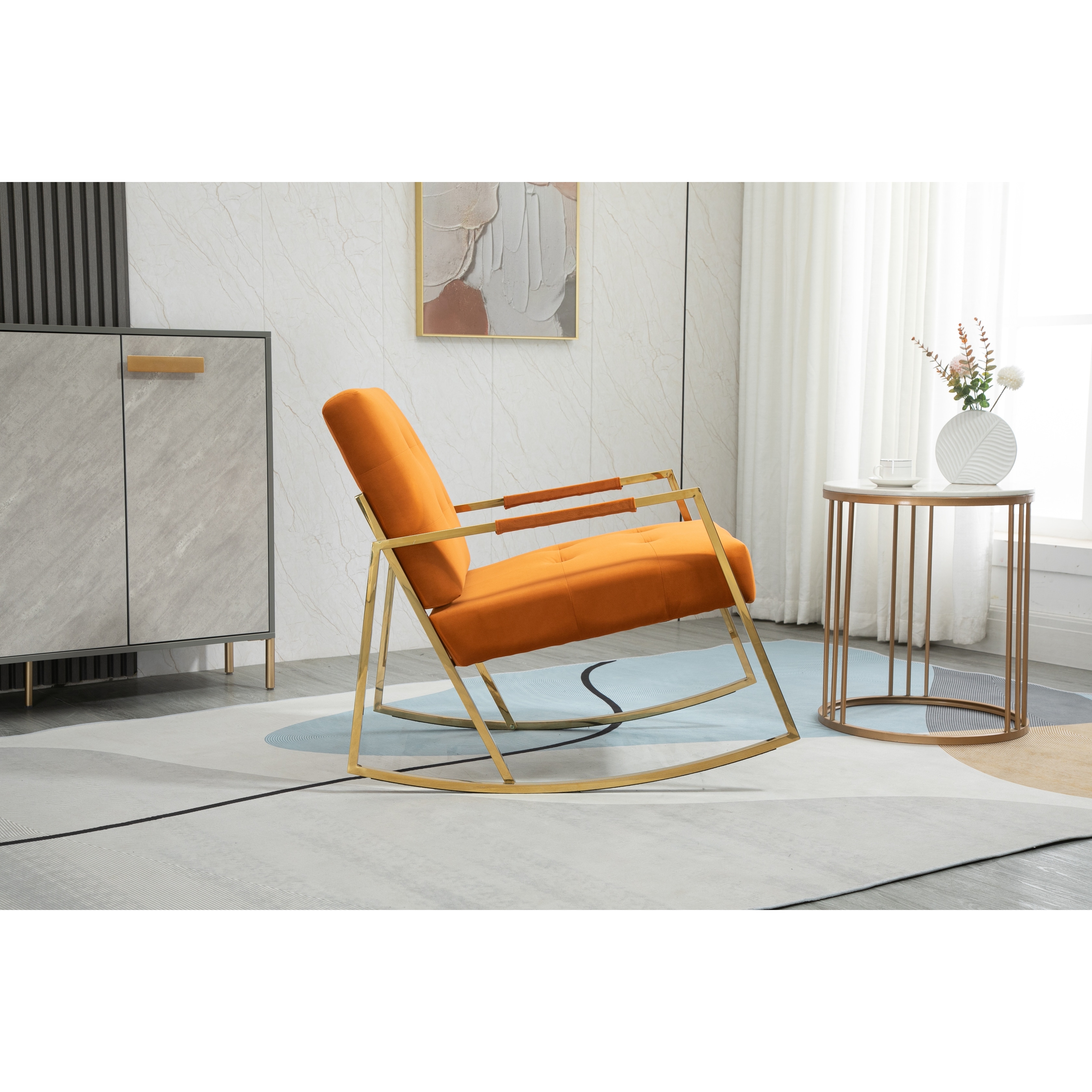 Folding chair hotsell velvet