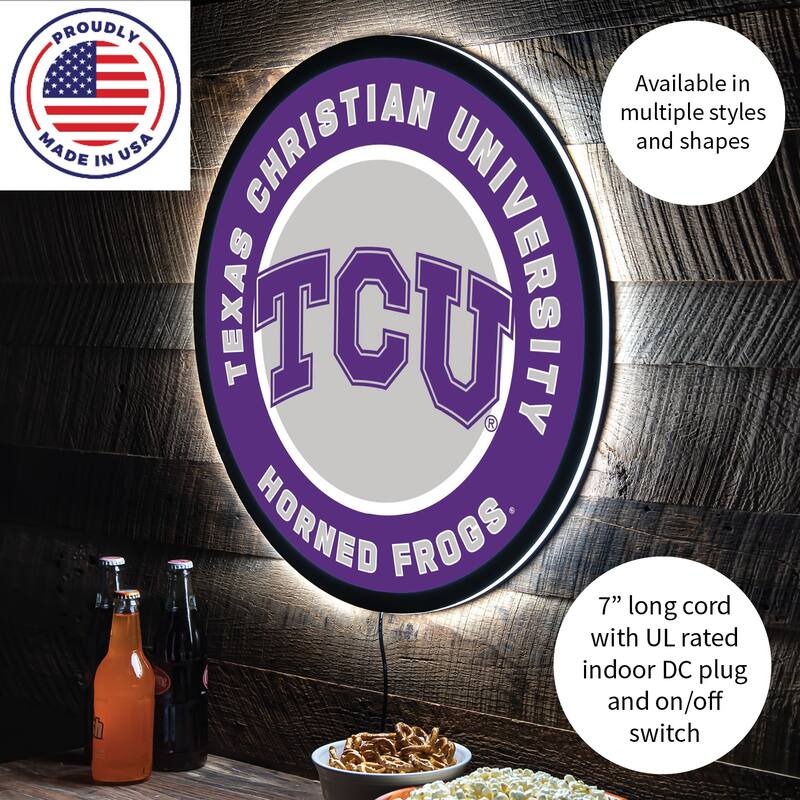 Texas Christian University LED Lighted Sign