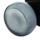 preview thumbnail 5 of 13, Black Titanium Coffee Table with Smoky Gray Glass Base, Round 19x20