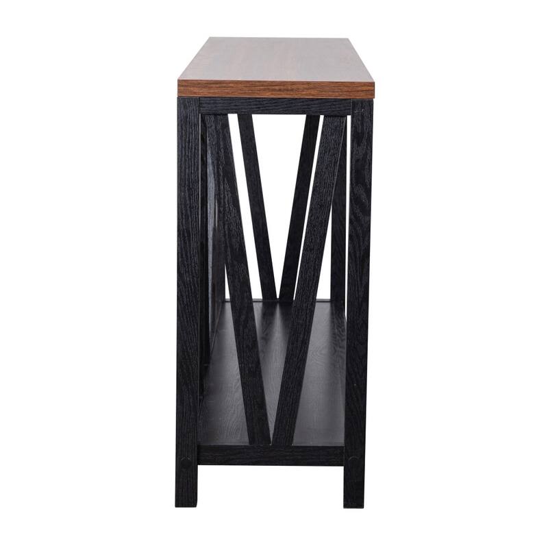 Farmhouse Style Rustic Entryway Console Table