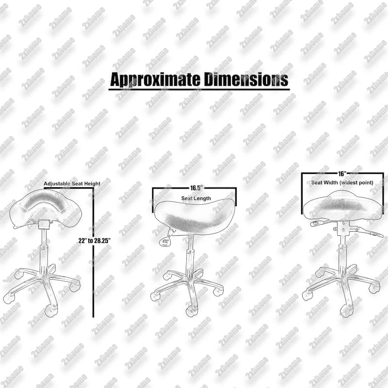 Adjustable Black Firm Saddle Stool Tilt Chair With Wheels Salon Dental Hygienist Rolling Dentist Clinical Hospital Lab