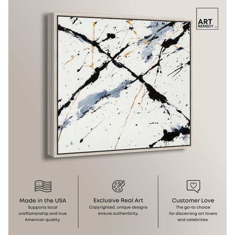 Splintered Impact II Canvas by Art Remedy