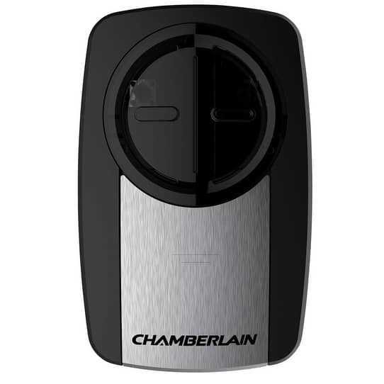 Shop Chamberlain Klik3u Ss Clicker Garage Door Opener Remote Black And Silver Overstock 20151444