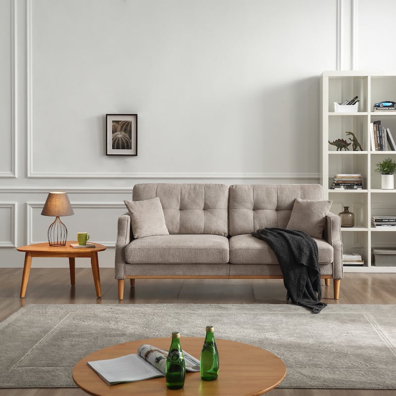Living Space sofa With Waterproof Fabric and USB Charge port