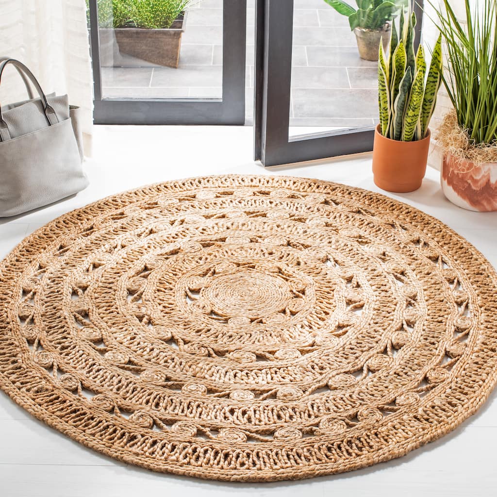 SAFAVIEH, Handmade Natural Fiber Dayami Farmhouse Rug