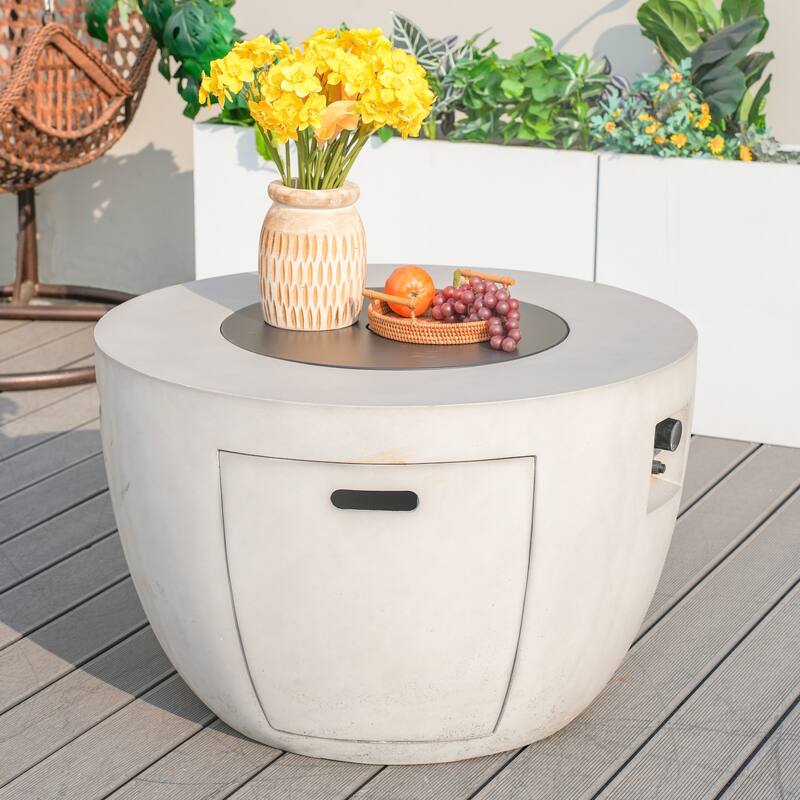 50,000 BTU Terrafab Multifunctional Composite Fire Pit Table
