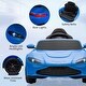 preview thumbnail 25 of 26, 12V Kids Ride on Car Licensed Aston Martin Electric Sports Car Toy for Toddles Battery Powered Car with Remote Control