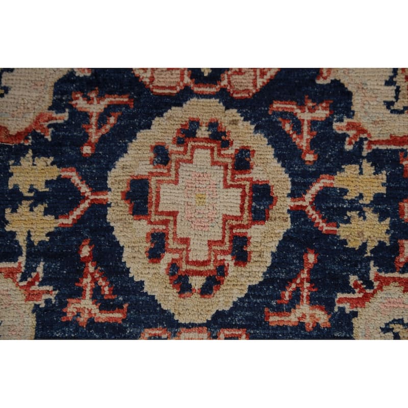 Vegetable Dye Heriz Serapi Oriental Rug Handmade Wool Carpet - 4'11"x 6'9"